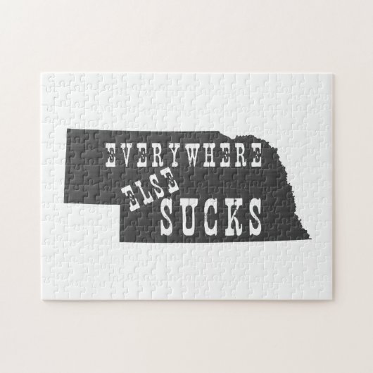 他の場所でネブラスカ最低スの ジグソーパズル (横)