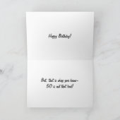 他の場所でハート歳の若い=50位 カード (内部)