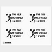 他の場所でラメトレーニングを 楕円形シール (シート)