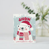 他の場所で雪を降らせて クリスマス レトロ (スタンド正面)