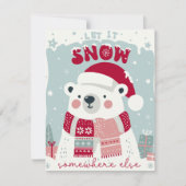 他の場所で雪を降らせて クリスマス レトロ (正面)