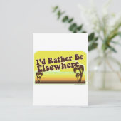 他の場所に行きたい ポストカード (スタンド正面)