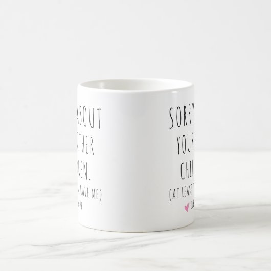 他の子供の母おもしろい誕生日 コーヒーマグカップ (中央)