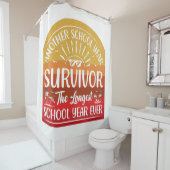 他の学校年生存学おもしろい校 シャワーカーテン (インサイチュ)