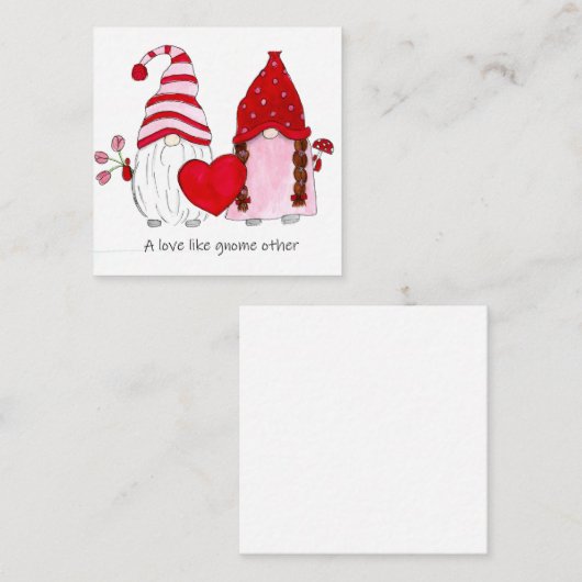 他の小人と違う愛 ノートカード (正面/裏面)