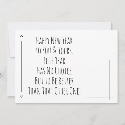 他の年よりも幸せな新年 (正面)