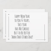 他の年よりも幸せな新年 (正面/裏面)