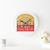 他の年生存学おもしろい校 ラージ壁時計 (ホーム)