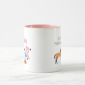 他の心理学者対あなたピンク心理学 マグカップ (中央)