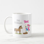 他の心理学者対心理学 コーヒーマグカップ (左)