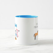 他の心理学者対青い心理学 マグカップ (中央)