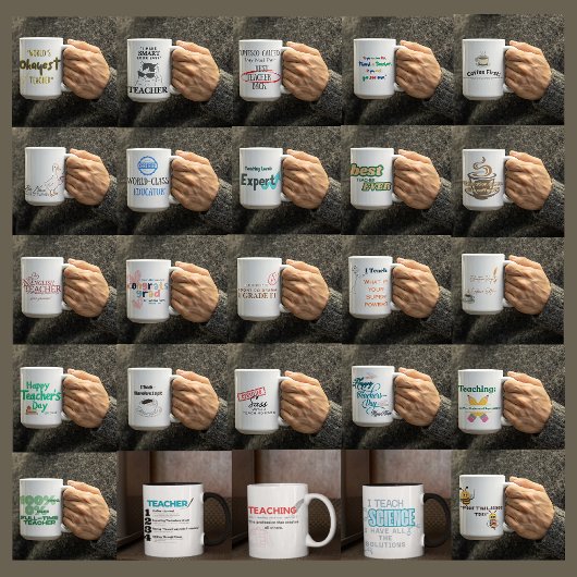 他の教え人々を作り出す赤の職業 コーヒーマグカップ