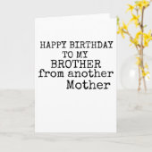 他の母親から兄へのハッピーバースデー カード (黄色い花)