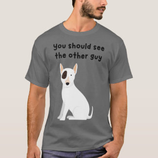 他の男が犬を飼っているのが見えるはず Tシャツ