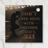 他の男のハットに手を出すなよ フェイバータグ (裏面)