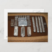 他の白い金属に銀を打つ ポストカード (正面/裏面)