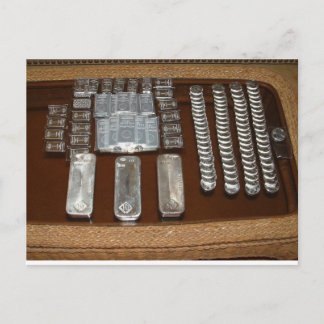 他の白い金属に銀を打つ ポストカード