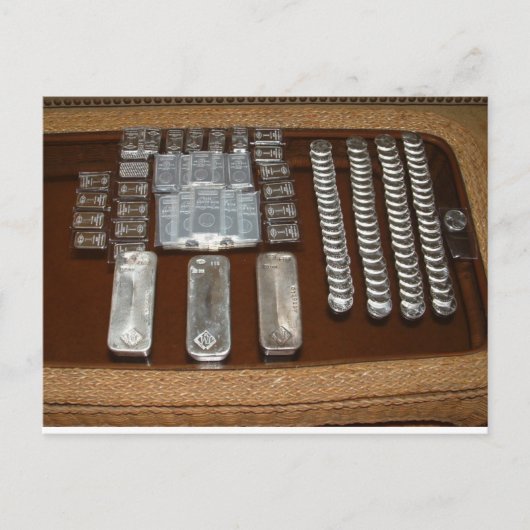 他の白い金属に銀を打つ ポストカード (正面)