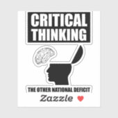 他の考え国の赤字は重大である シール (シート)