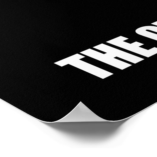 他の考え国の赤字は重大である ポスター (角)