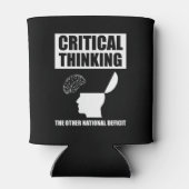 他の考え国の赤字は重大である 缶クーラー (裏面)