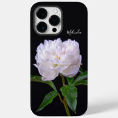 他の花にはないエレガントな白い芍薬 Case-Mate iPhoneケース (裏面)