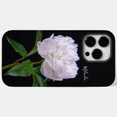 他の花にはないエレガントな白い芍薬 Case-Mate iPhoneケース (裏面 (横))