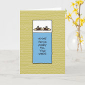 他の誰もあなたの靴を満たすことができない男性へ- カード (黄色い花)