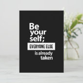 他の誰もが既に撮影されている自分自身 招待状 (スタンド正面)