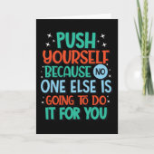 他の誰もやらないから自分を押しなさい カード (正面)