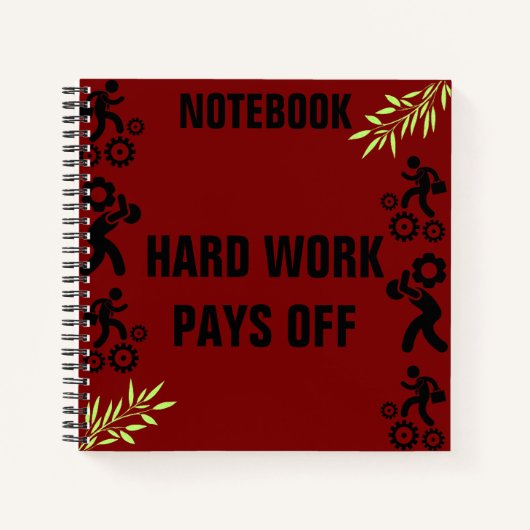 他の誰も行わないから、自分を押し込みなさい ノートブック (正面)