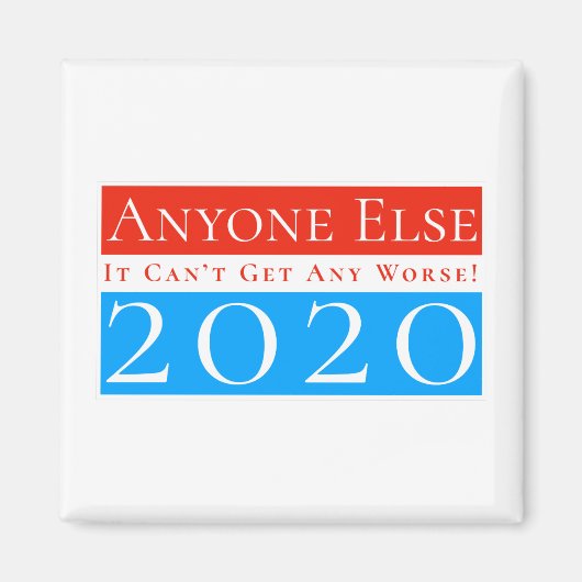 他の誰も2020:それ以上に悪くなることはできない マグネット (正面)