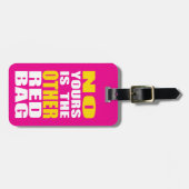 他の赤いバッグの荷物のラベルを飾って下さい ラゲッジタグ (正面横)