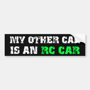 他の車はRC車です バンパーステッカー