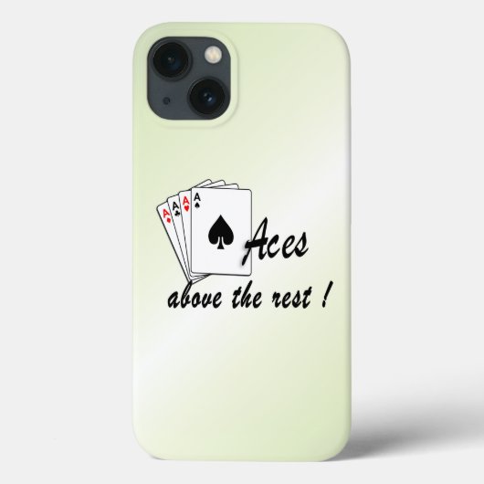 他の追随を許さないエース グリーン Case-Mate iPhoneケース (裏面)