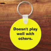 他の遊人とは上手くない。 キーホルダー (正面)