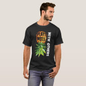 他の遊人とよく逆さおもしろいにパイナップル Tシャツ (正面フル)