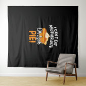 他の食べ一口オ見てパイ感謝祭おもしろいできない タペストリー (インサイチュ(横))