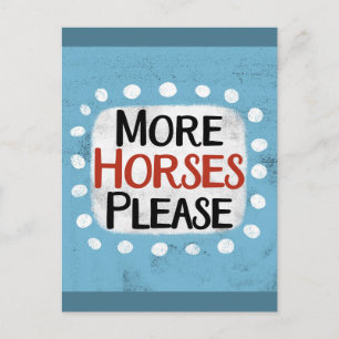 他の馬はがきをお願い ポストカード