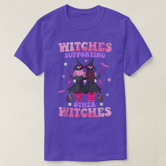他の魔女の乳がんハルをサポートする魔女 Tシャツ (デザイン正面)