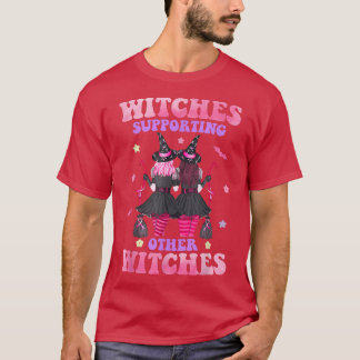 他の魔女の乳がんハルをサポートする魔女 Tシャツ
