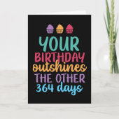 他の364日おもしろい誕生日 カード (正面)