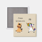 他の50歳児誕生日私一角獣 マグネット (正面/裏面)