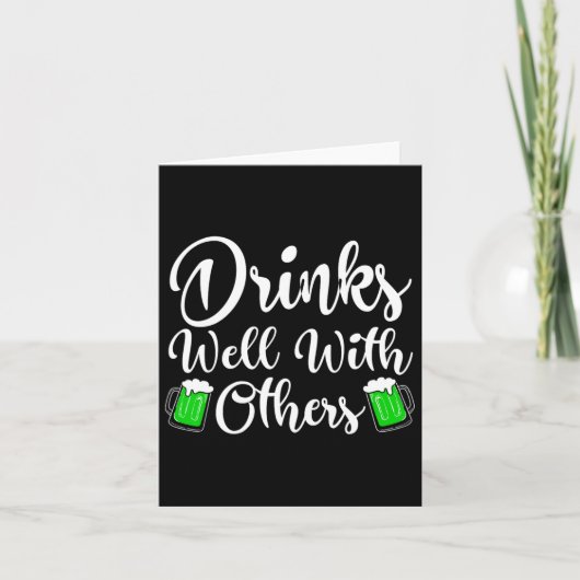他のSt patricks dayと一緒に飲む カード (正面)