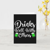 他のSt patricks dayと一緒に飲む カード (黄色い花)