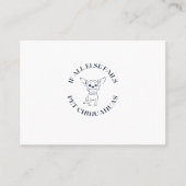 他もしはペットのチフア 名刺 (正面)