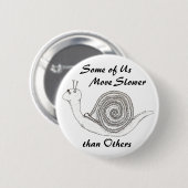 他より遅いバッジ 缶バッジ (正面&裏面)