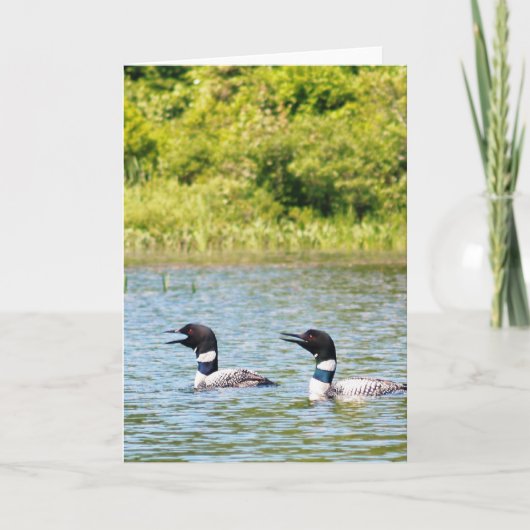 他を呼んでいる水潜り鳥 カード (正面)