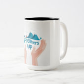 他を持ち上げる ツートーンマグカップ (正面右)