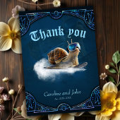 他クールのよりも、スノーボードのカタツムリ。 サンキューカード